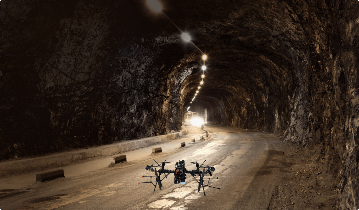 Q5 tunnel patrol drone